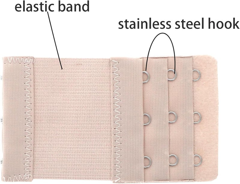 SAMGU Store Women's Bra Extenders 2 Hook / 3 Hook Comfortable Stretchy Bra Extension Strap - Image 3